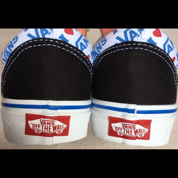 Vans I Love heart My Vans Old Skool Size 6.5 Women - Picture 7 of 10